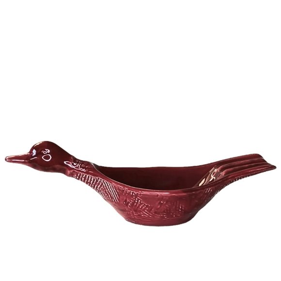 Vintage Red Duck Ashtray California Originals 1960s MCM Ceramic - Picture 7 of 16